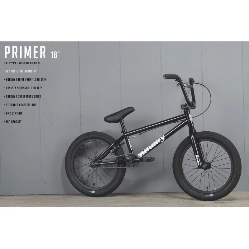 BMX 18'' SUNDAY PRIMER BLACK 2021 – Image 2