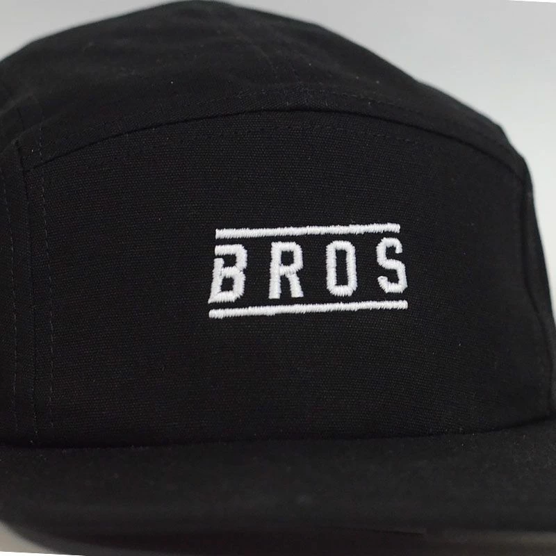 CASQUETTE BROS 5 PANELS BLACK â Image 2