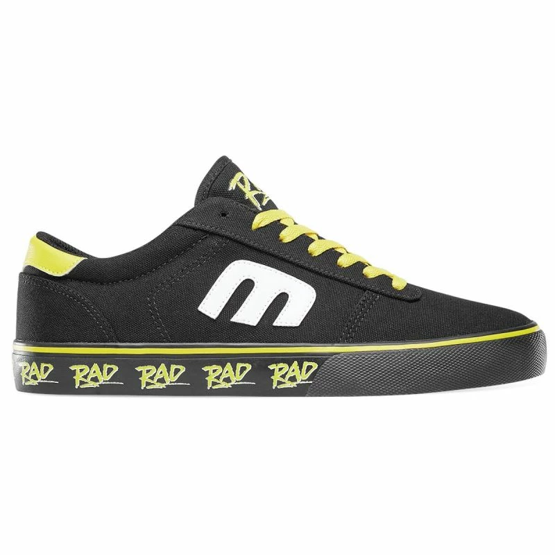 CHAUSSURES BMX ETNIES "Calli Vulc X RAD" BLACK/YELLOW – Image 2