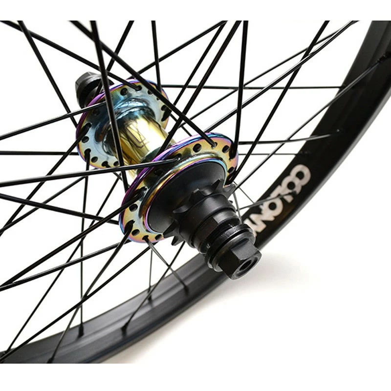ROUE ARRIERE BMX COLONY WASP/PINTOUR OIL SLICK â Image 2