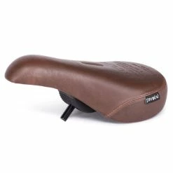 SELLE BMX ECLAT PIVOTAL BIOS MID PADDED BROWN LEATHER