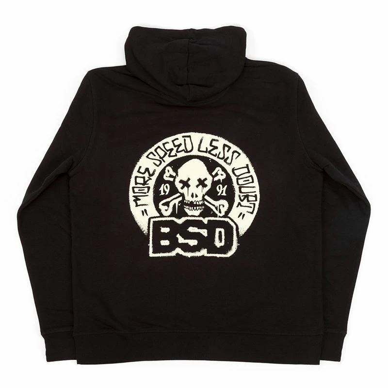 SWEAT CAPUCHE BSD MORE SPEED "GRIME" BLACK – Image 3