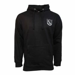 SWEAT CAPUCHE S&M TWO SHIELD BLACK