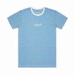 TEESHIRT BMX CULT STRIPE BLUE / WHITE