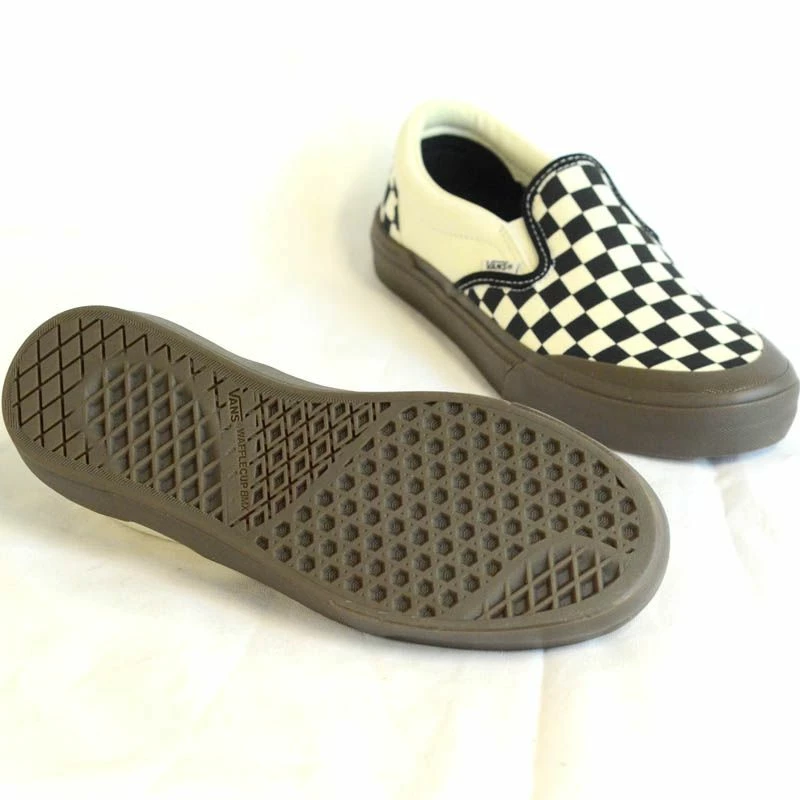 VANS BMX SLIP ON CHECKERBOARD WHITE GUM â Image 2